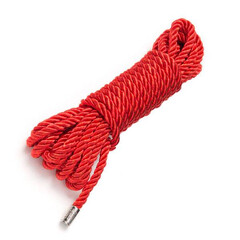 BDSM Rope for tying in red 9m reviews and discounts sex shop